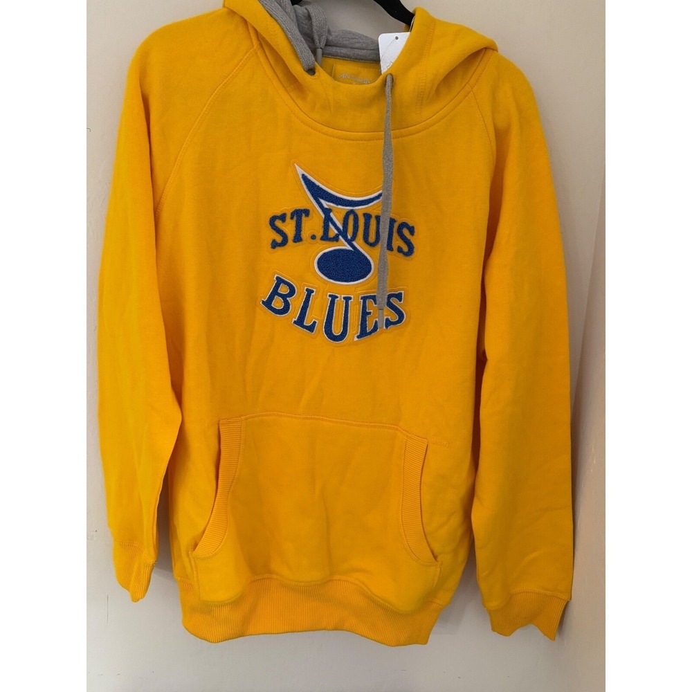 Men's St Louis Blues Antigua NHL Hockey Pullover Hoodie- Size Medium- NWT
